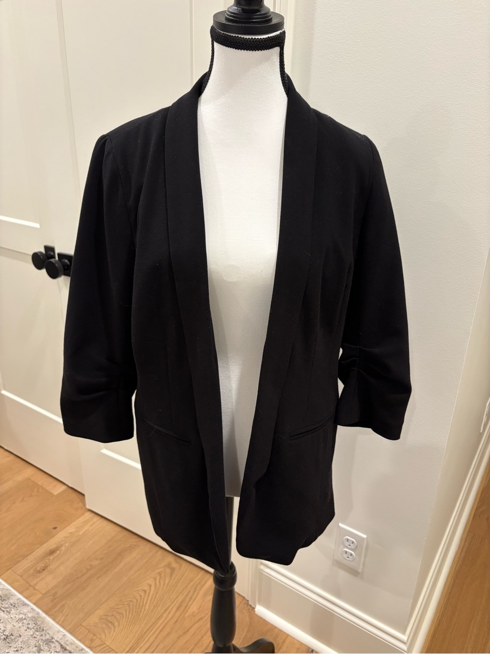 Women’s Apt. 9 Black Open-Front Blazer